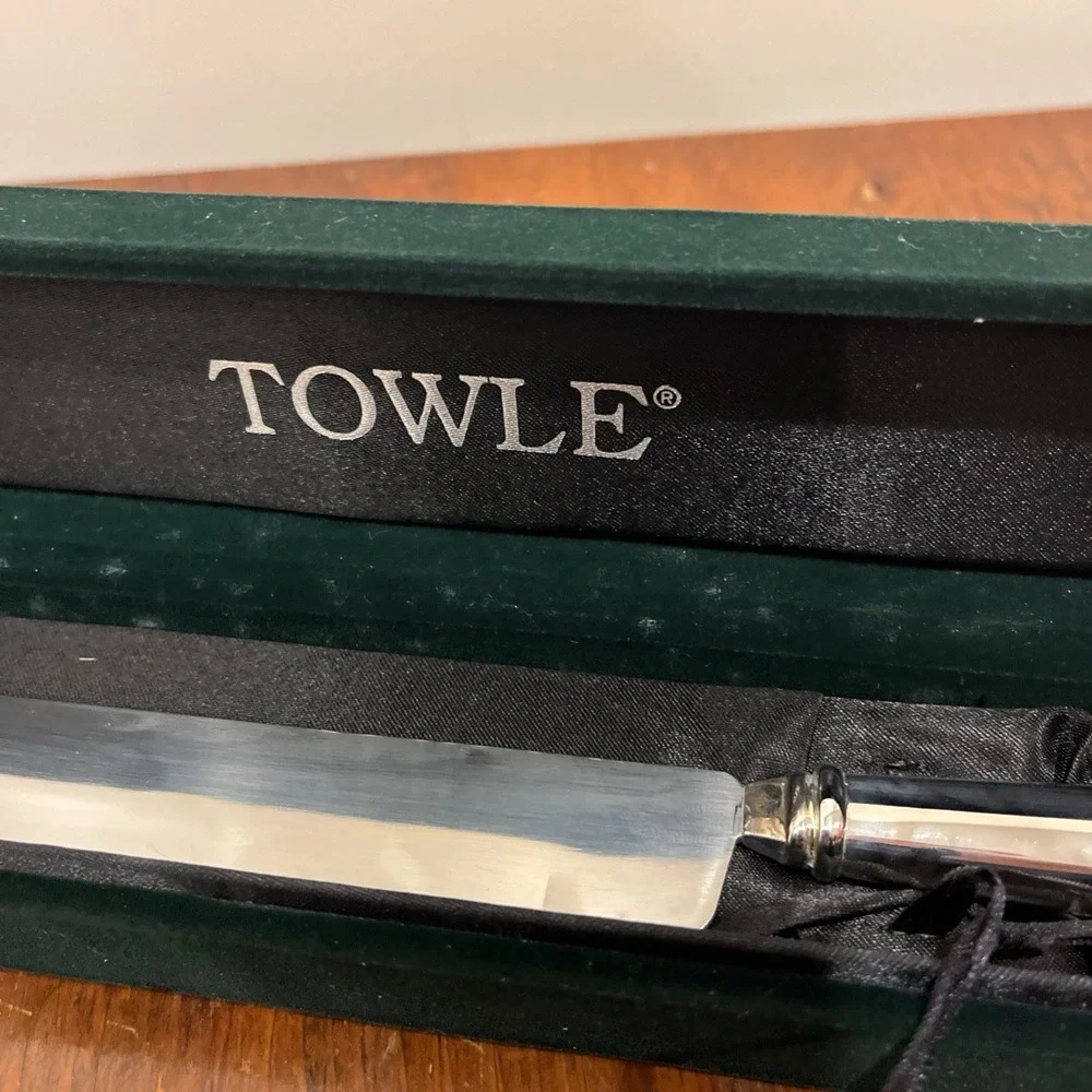 Towle‎ Copenhagen Silver Plate Bridal Wedding Cake Knife Boxed